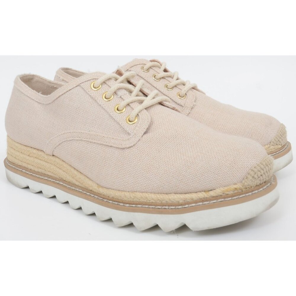 Torrid Platform Lace Up Espadrille Loafer Oxford Extra WIDE 10.5 School Preppy
